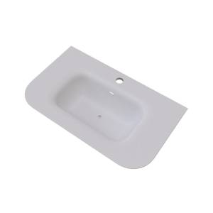Раковина Knotlor Облако FWB210800WY матовый белый, 80 см