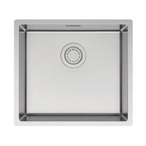 Мойка кухонная Paulmark Lassan 49 Uni LA49-BS Брашированная Сталь, 49x44