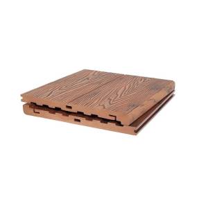 Ступень Polivan Group Singaraja 3D Wood Brushing Массив Красный ДПК 2900x320x20
