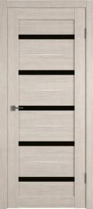 Межкомнатная дверь Владимирская Фабрика Дверей Atum Al 7 Cappuccino стекло Black Gloss SM 600x2000