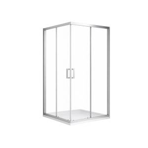 Душевой уголок Royal Bath RB HPD-T-ST профиль сатин, стекло прозрачное, 100x80x200