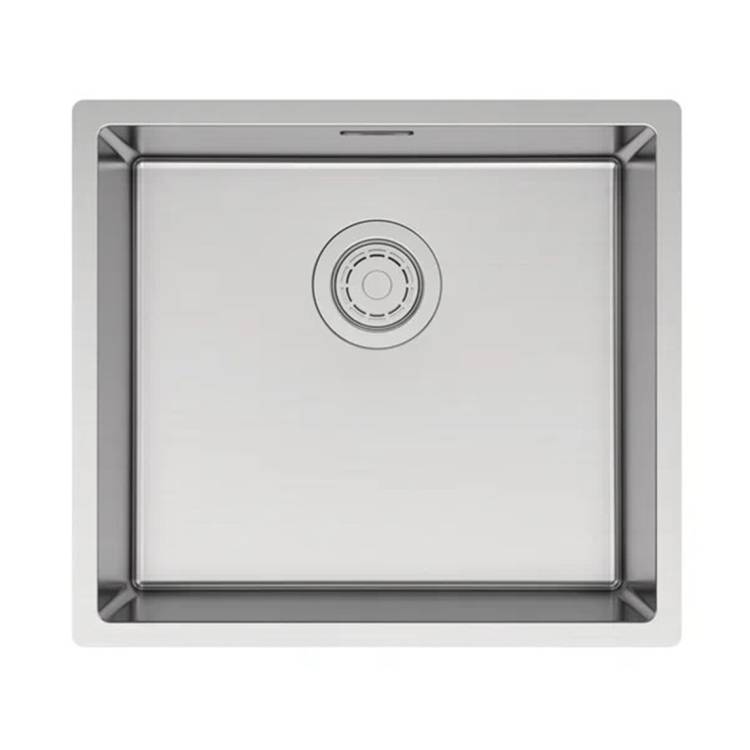 Мойка кухонная Paulmark Lassan 49 Uni LA49-BS Брашированная Сталь, 49x44