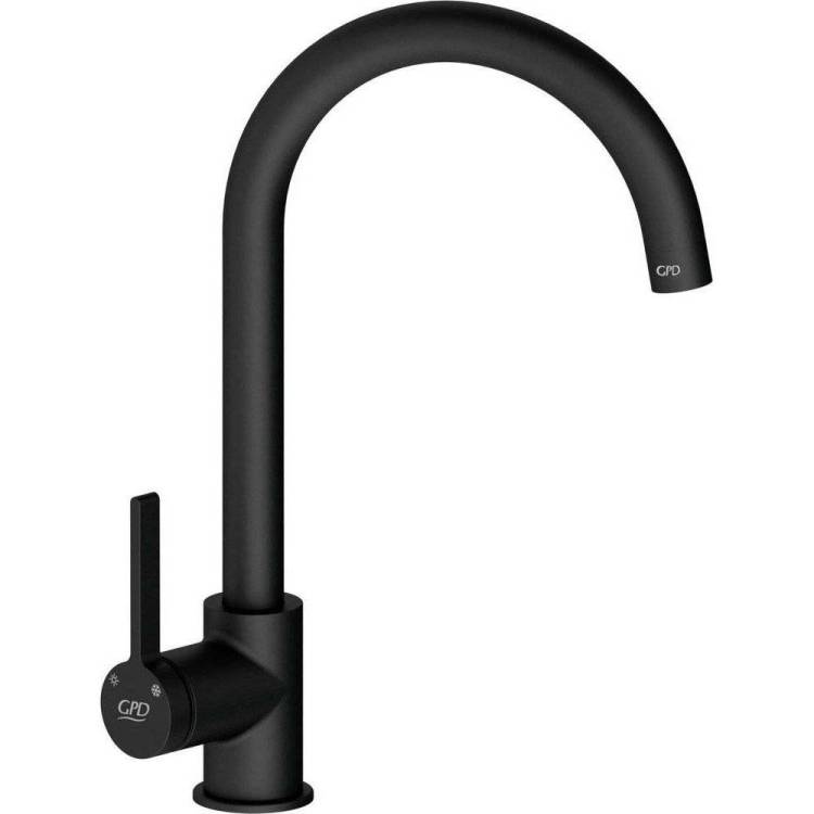 Смеситель для кухни GPD Gildo MTE165-S черный