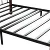 Кровать Tetchair AT-808 5414 дерево гевея/металл, 160x200 см (queen bed), красный дуб/черный фото 4