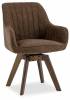 Набор из 2 кресел Stool Group Mans LW1908-SV FG11303-7 X2 коричневый
