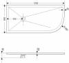 Поддон для душа RGW Stone Tray ST/AL-0129G 90х120 с сифоном фото 5