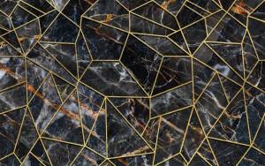 3D Фотообои Artegrafico «Мраморная геометрия» AM-013 канвас