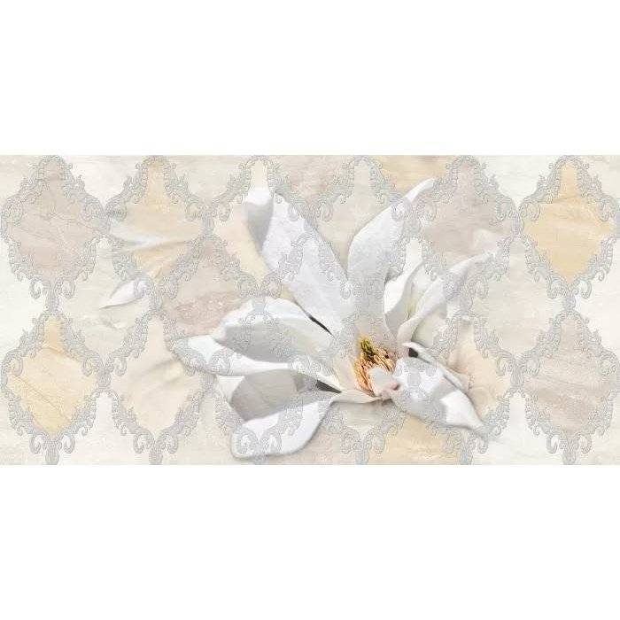 Декор Beryoza Ceramica Дубай 4 Ромбы Светло-Бежевый 25x50