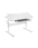 Стол учебный Stool Group Lumi desk E601 white растущий 90x60x54(76) фото 2