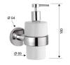 Дозатор Remer Guest GS13CR хром фото 2