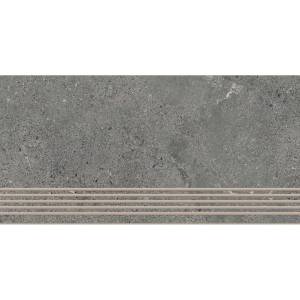 Ступень Paradyz Authority Graphite Stopnica Prosta Nacinana Mat. 29.8x59.8