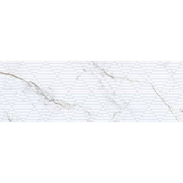 Керамическая плитка Porcelanite Dos Iguazu 9547 White Relieve 30x90