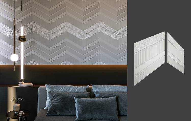 Гипсовая панель Deco Line D02 A 40x2x60