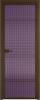 Межкомнатная дверь Profil Doors 4 AX цвет профиля Деорэ, стекло безопасное 6 мм мору фиолетовое 700x2000