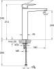 Смеситель для раковины VitrA Root Square A42733EXP хром фото 2