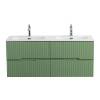 Тумба под раковину Cezares DUET-N-1200-4C-SO-2-PS-P Фисташковый софт, 120x45.7x50