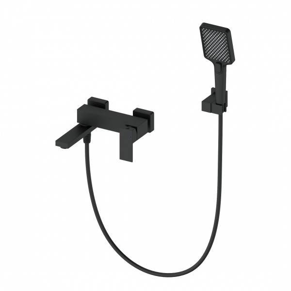 Смеситель для ванны Wonzon & Woghand WW-88639016-MB с душем, черный матовый