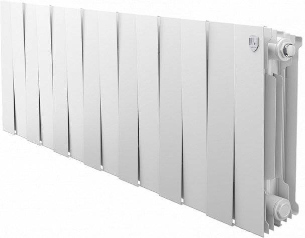 Радиатор биметаллический Royal Thermo Piano Forte 300 bianco traffico, 14 секций
