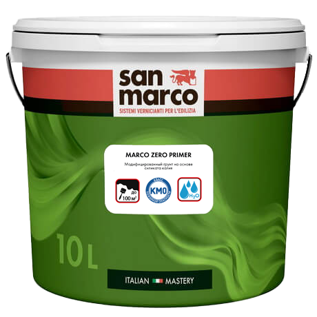 Негорючий грунт San Marco Marco Zero Primer 10 л