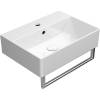Раковина GSI Kube X 9447111 белый глянцевый, 50x37 фото 2