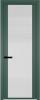 Межкомнатная дверь Profil Doors 2 AGP цвет профиля Зеленый воск, стекло безопасное 6 мм мору осветленное 800x2000