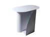 Стол журнальный Stool Group Yvaine MT-104-1 DB-021 белый, металл 50x30x47
