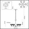 Люстра Odeon Light Fivre 5032/36L фото 3