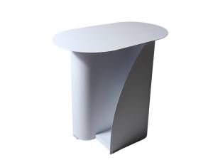 Стол журнальный Stool Group Yvaine MT-104-1 DB-021 белый, металл 50x30x47