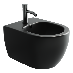Биде подвесное Ceramica Nova Play CN3002MB черный матовый