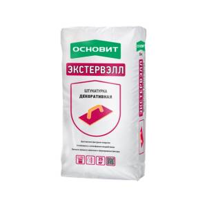 Штукатурка декоративная ОСНОВИТ Шуба Экстервэлл OS-2.0 GS серая 25 кг