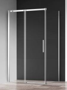 Душевая дверь в нишу AQUAme AQM4803-12 1200x1950мм., стекло 8мм, цвет профиля хром