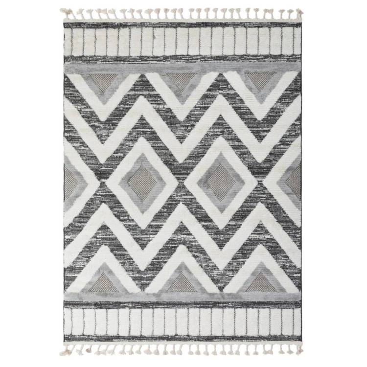 Ковер Vicenza A0831A Cream/Navy 0.8x1.5 м