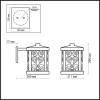 Уличный настенный светильник Odeon Light Nature Kordi 2286/1W фото 2