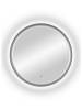 Зеркало Art&Max Napoli AM-Nap-600-DS-F-Grey grey matt, с подсветкой, 60x60