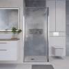Душевой уголок Niagara Nova NG-65-9CH-CH90-34 профиль хром, стекло шиншилла, 90x90x195 фото 4