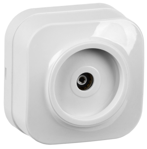 ТВ-розетка IEK Glory EAH10-K01 белый