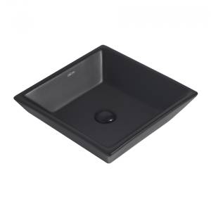 Раковина накладная Abber Rechteck AC2214MB черная матовая