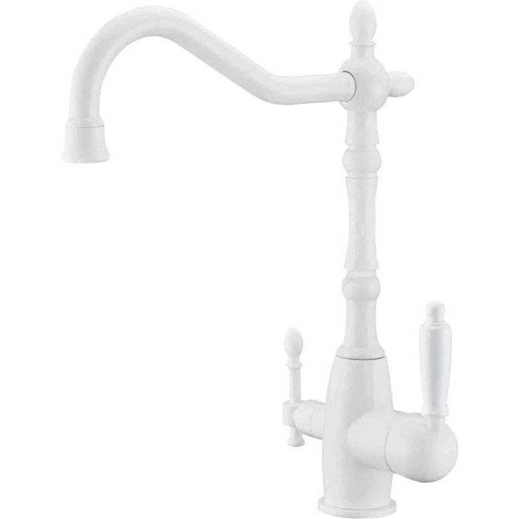 Смеситель для кухни Zorg Sanitary ZR 312 YF-33-white