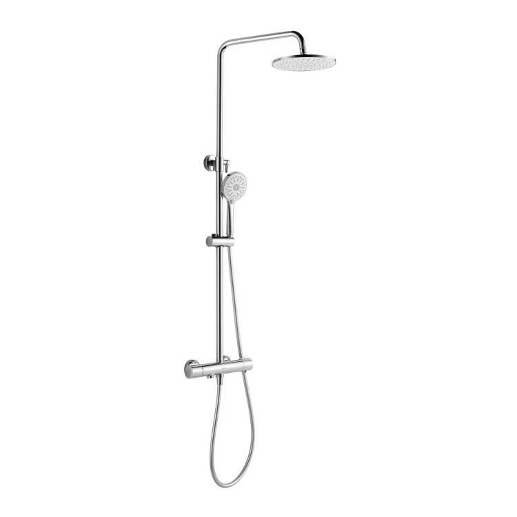 Душевая стойка Arrow AG3318CP хром, с термостатом