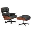 Комплект кресло и оттоманка Bradex Home Eames Lounge Chair FR 0016-17 черные фото 8