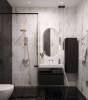 Раковина-столешница Armadi Art Flat 859-080-CLCT моноблок Calacatta 810x452x80 фото 2