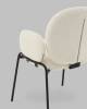 Стул Stool Group Моллек AV 338-F01-9005 молочный, букле, с подлокотниками фото 7