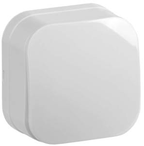 Выключатель 1-клавишный IEK Glory EVH10-K01-10 белый