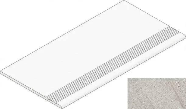Ступень Kerranova Gradient K-2081/MR/st01 Серо-бежевый 29.4x60x9