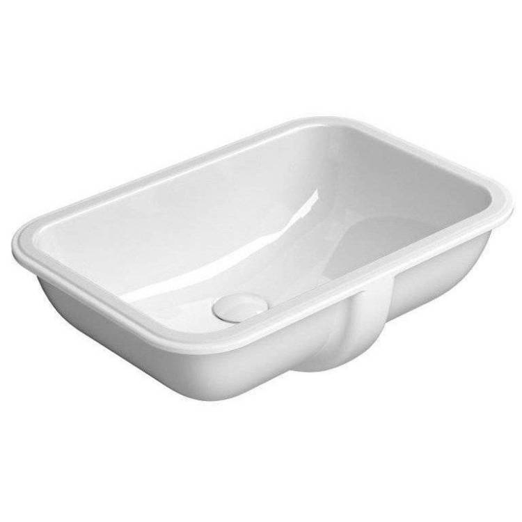 Раковина GSI Pura 724311 55 см, белая глянцевая