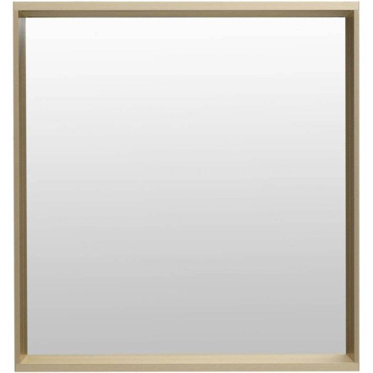 Зеркало Allen Brau Reality 70 1.32017.03 с LED подсветкой, латунь брашированная, 750x700x140