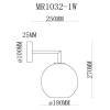Бра MyFar Stiven MR1032-1W фото 2