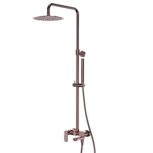 Душевая стойка Wasserkraft A17301 розовое золото глянцевое