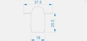 Заглушка Deko-Light End Cap R-ET-03-10 Set 2 pcs 979700