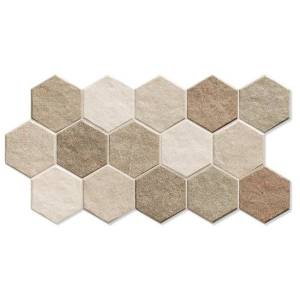 Керамогранит Realonda Ceramica Stonehenge Hex Earth 26.5x51